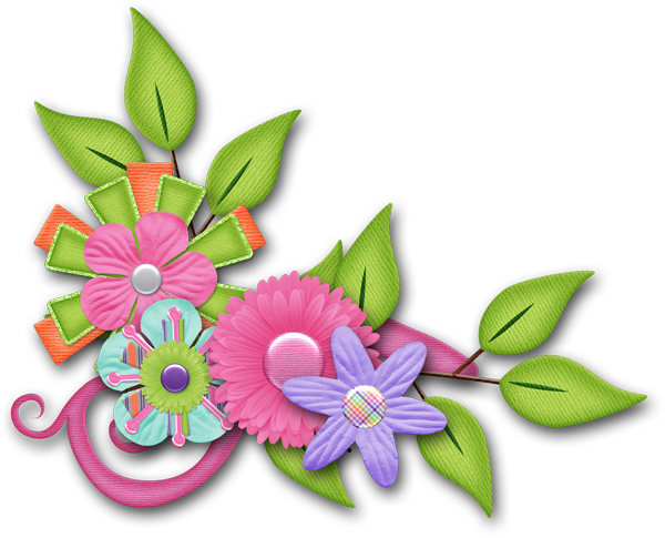 Scrapbooking Tammytags Tt - Artificial Flower (600x485)