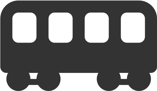 Tram An Icon - Railroad Car (512x512)