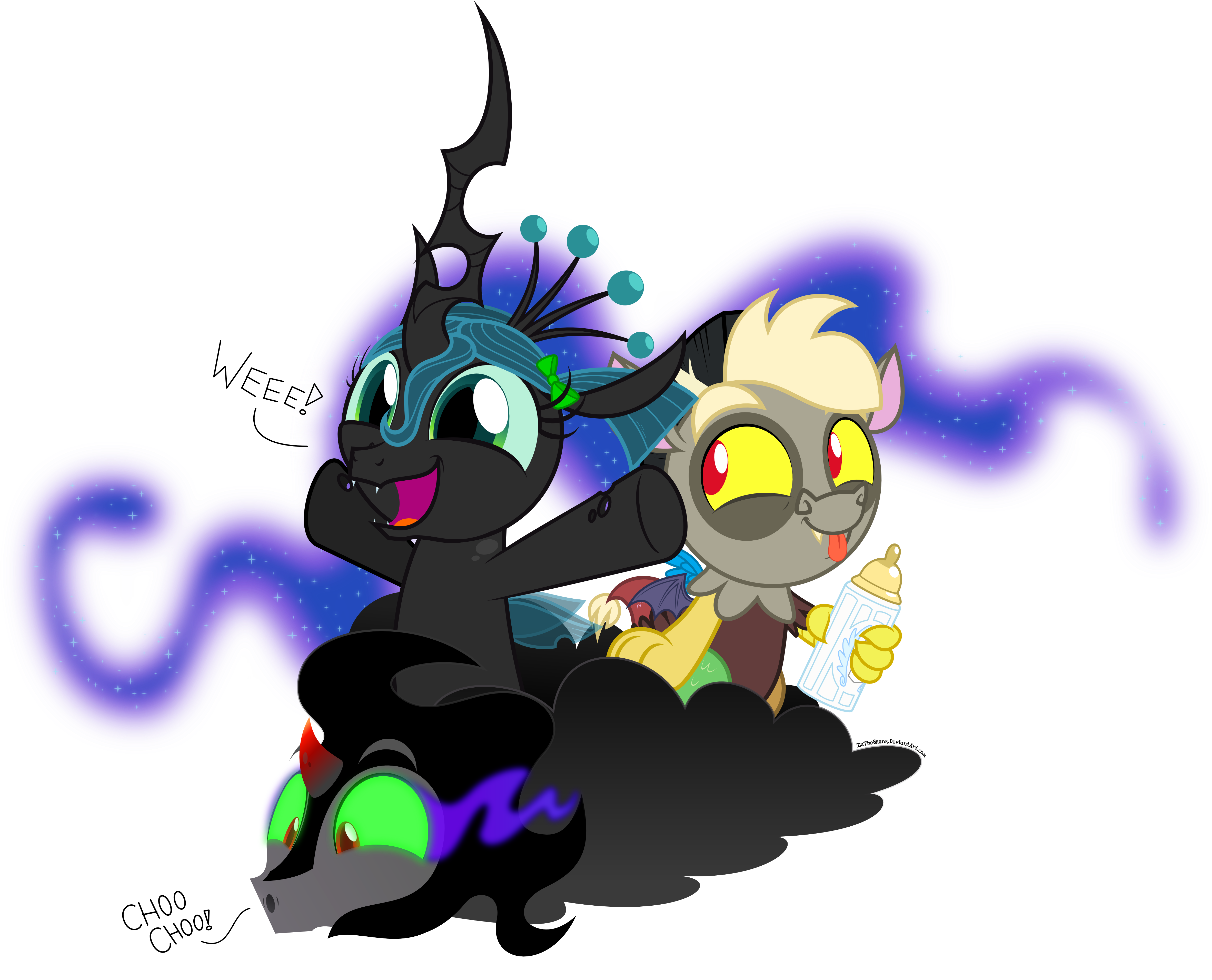 My Little Pony Xcii - Mlp Nightmare Moon Filly (5000x3899)