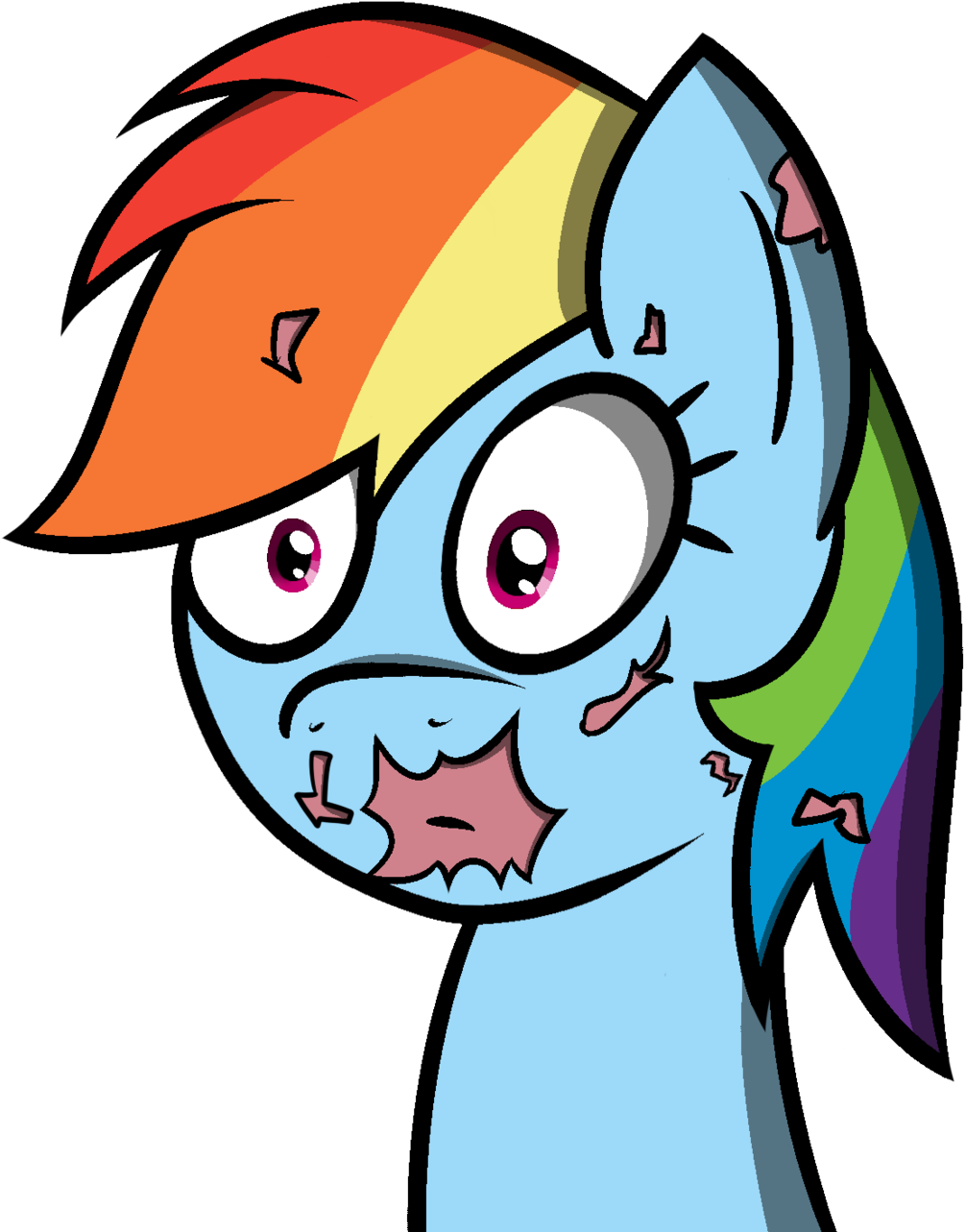 Rainbow Dash Drawing - Drawling Of Rainbow Dash (1024x1314)