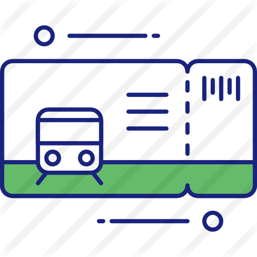 Train Ticket - Rail Transport (512x512)