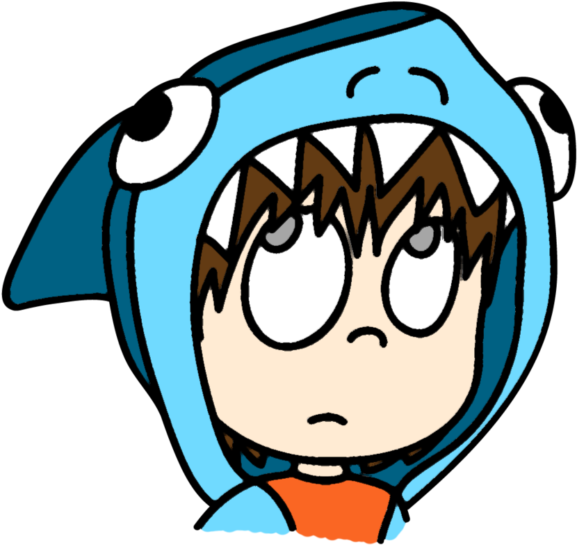 Shark Hat Boy Chibi By Captain Grossaint On Deviantart - Shark Boy Chibi (900x850)