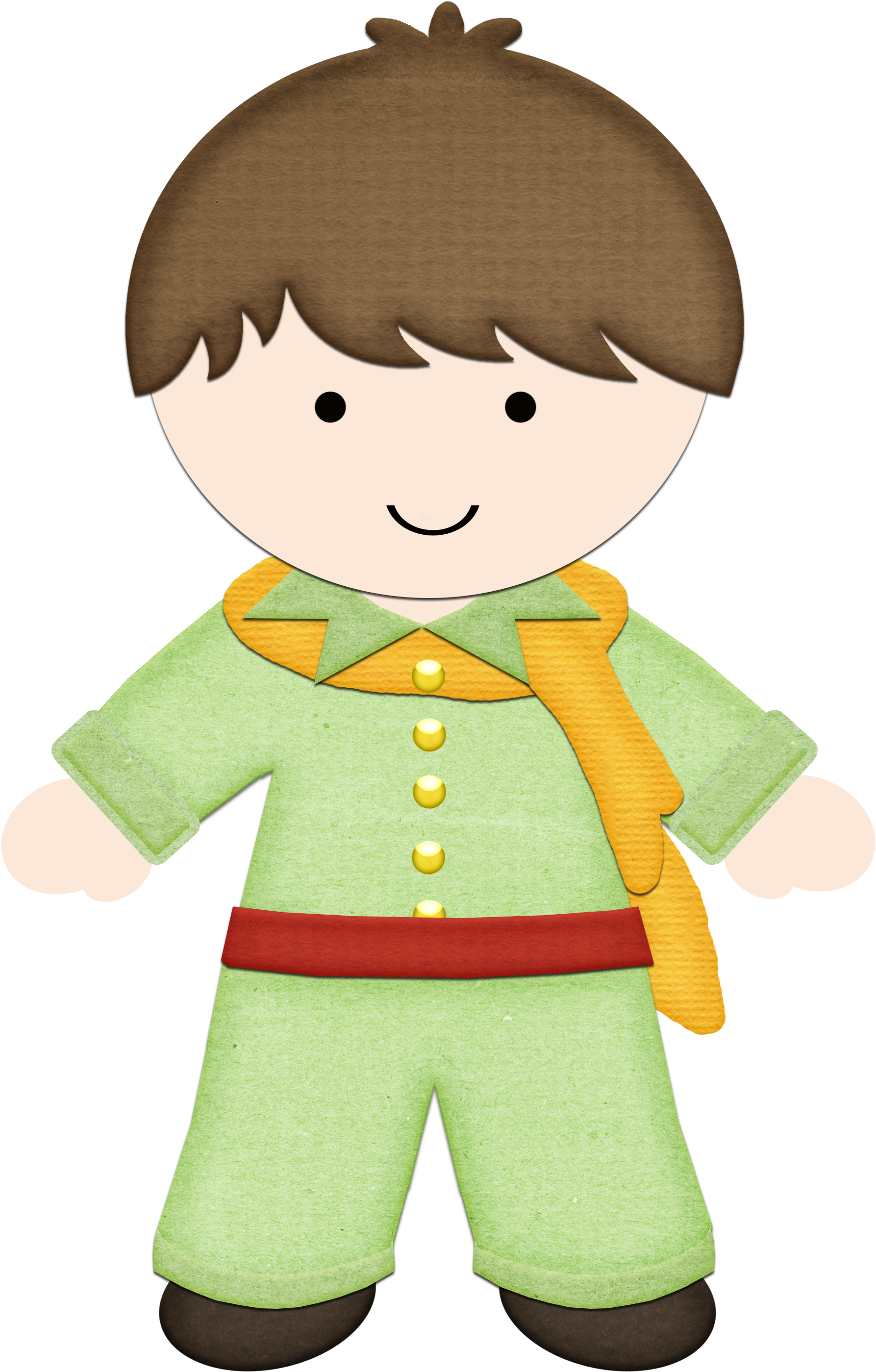 Cute Little Prince Clipart - Pequeno Principe Moreno Vetor (2095x3000)