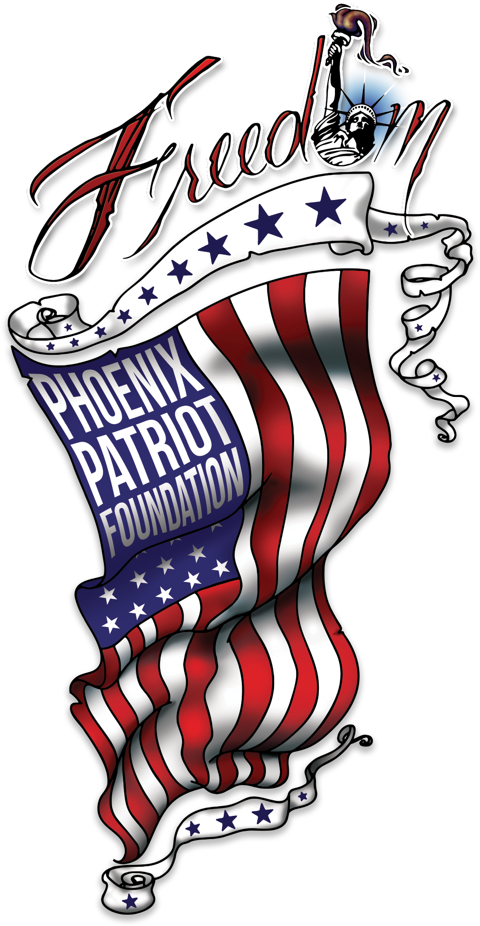 Ppf Phoenix Flag Fullcolor Transparent - Illustration (1200x2043)