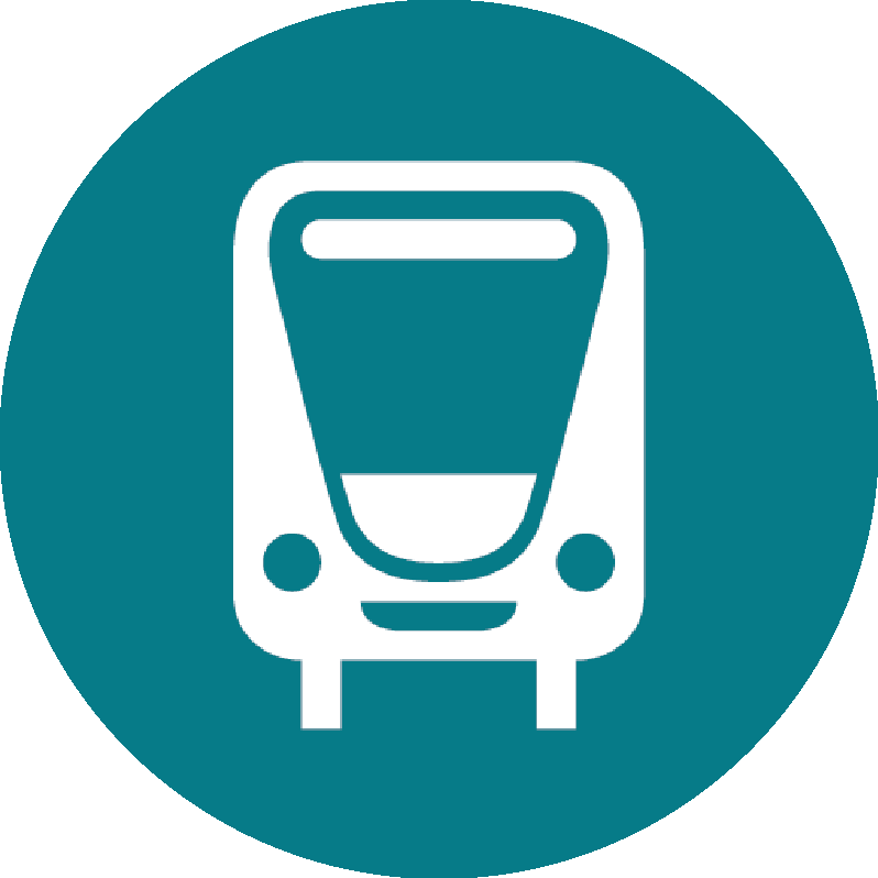 Huntingdon Has Fast, Regular Train Services To London, - Transportation Train Icon (798x798)