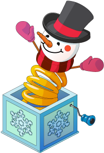 Toy Train Track Fence - Cartoon (460x460)