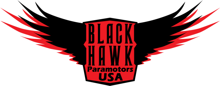 Ohio Paramotor & Powered Paragliding - Black Hawk Team Logo (905x376)