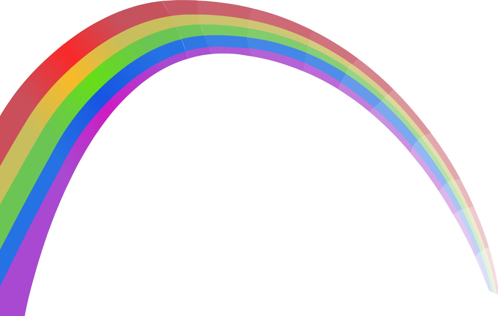 Rainbow Png Clipart - Rainbow Png File (1588x1008)