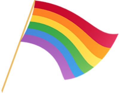 Rainbow Flag Images Png Images - Pride Flag Transparent Background (399x314)