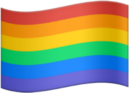 Download Png Image Report - Rainbow Flag (480x370)