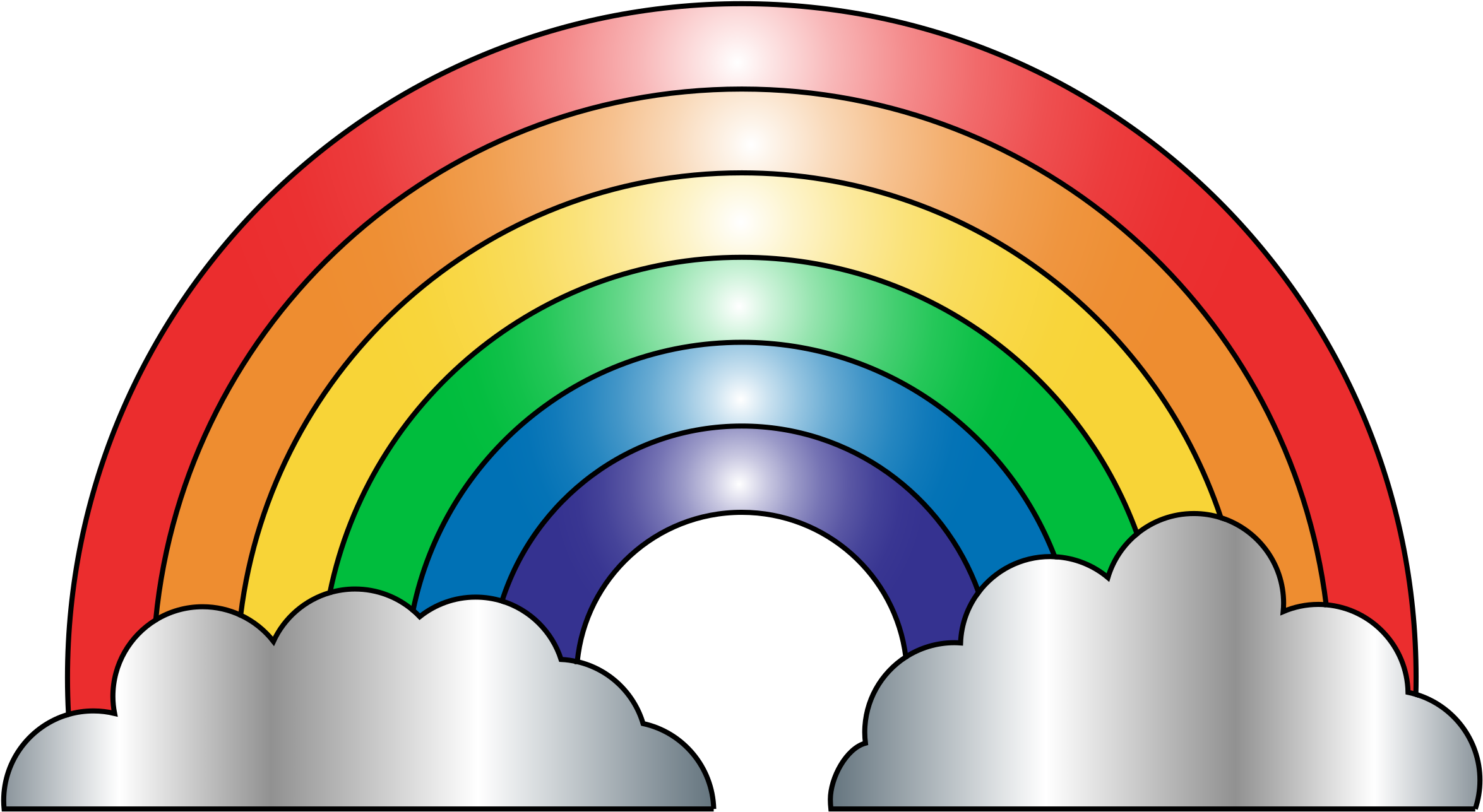 Rainbow - Colorful Rainbow (2400x1338)