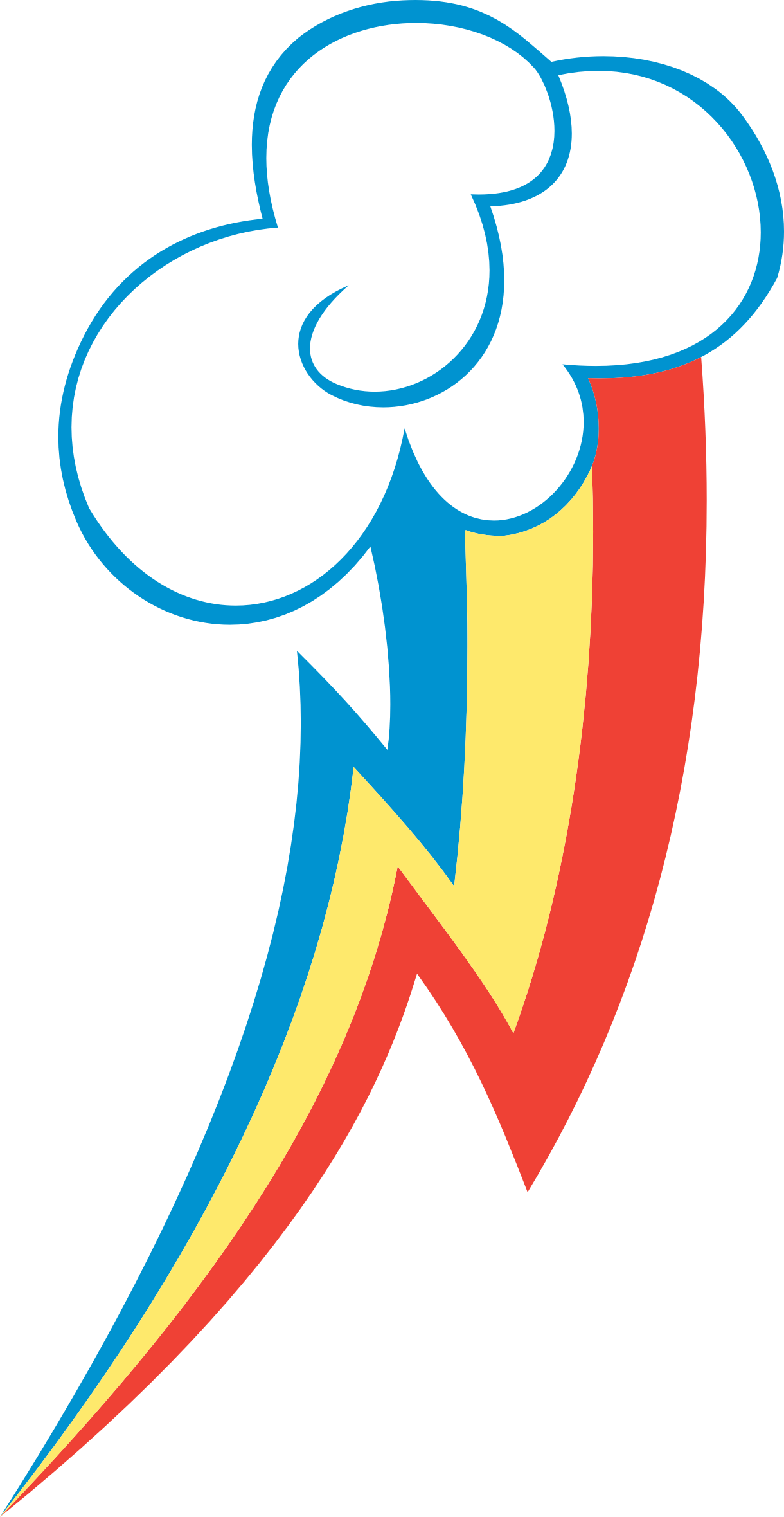 Rainbow Dash Cutie Mark By Noxwyll Rainbow Dash Cutie - Rainbow Dash Cutie Mark (1220x2359)