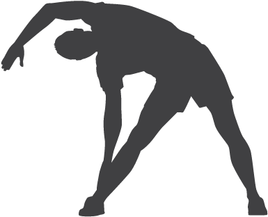 Fitness Silhouette Figures - Silhouette (721x406)