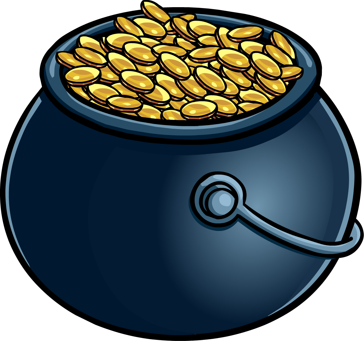 Image - Pot Of Gold Png (1269x1189)