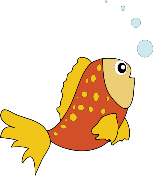Fishes Cliparts - Clipart Library - سمكة كرتون متحركة (512x588)