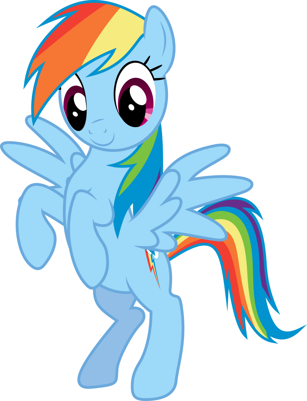 Rainbow Dash Salute By Atomicgreymon On Deviantart - Rainbow Dash Is Best Pony (1024x1335)