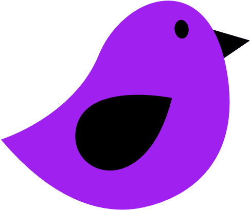 Bird Purple Background Wall Paper Wallpaper - Clip Art (850x716)