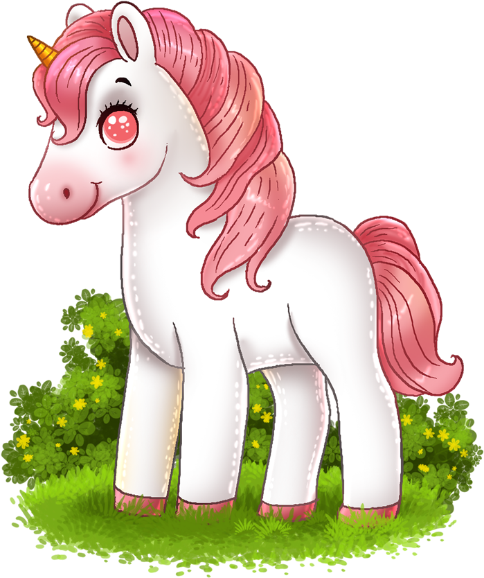 Cute Unicorn Clipart Free - Unicorn (800x913)