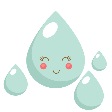 Cute Raindrop Clipart Clipartfest - Cute Raindrop Clip Art (432x432)