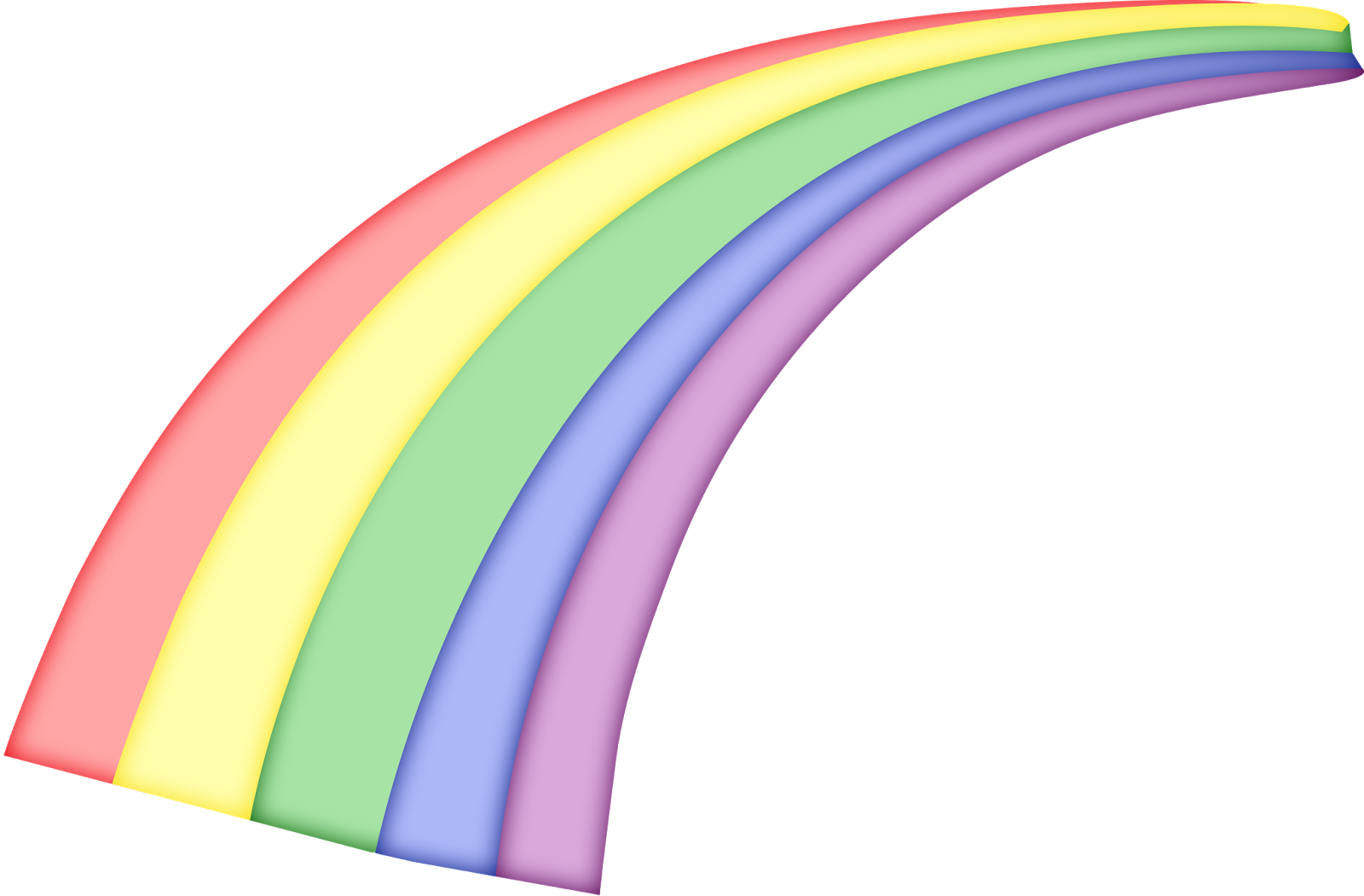 Animation Rainbow Clip Art - Arcoiris Animado Png (1600x1051)