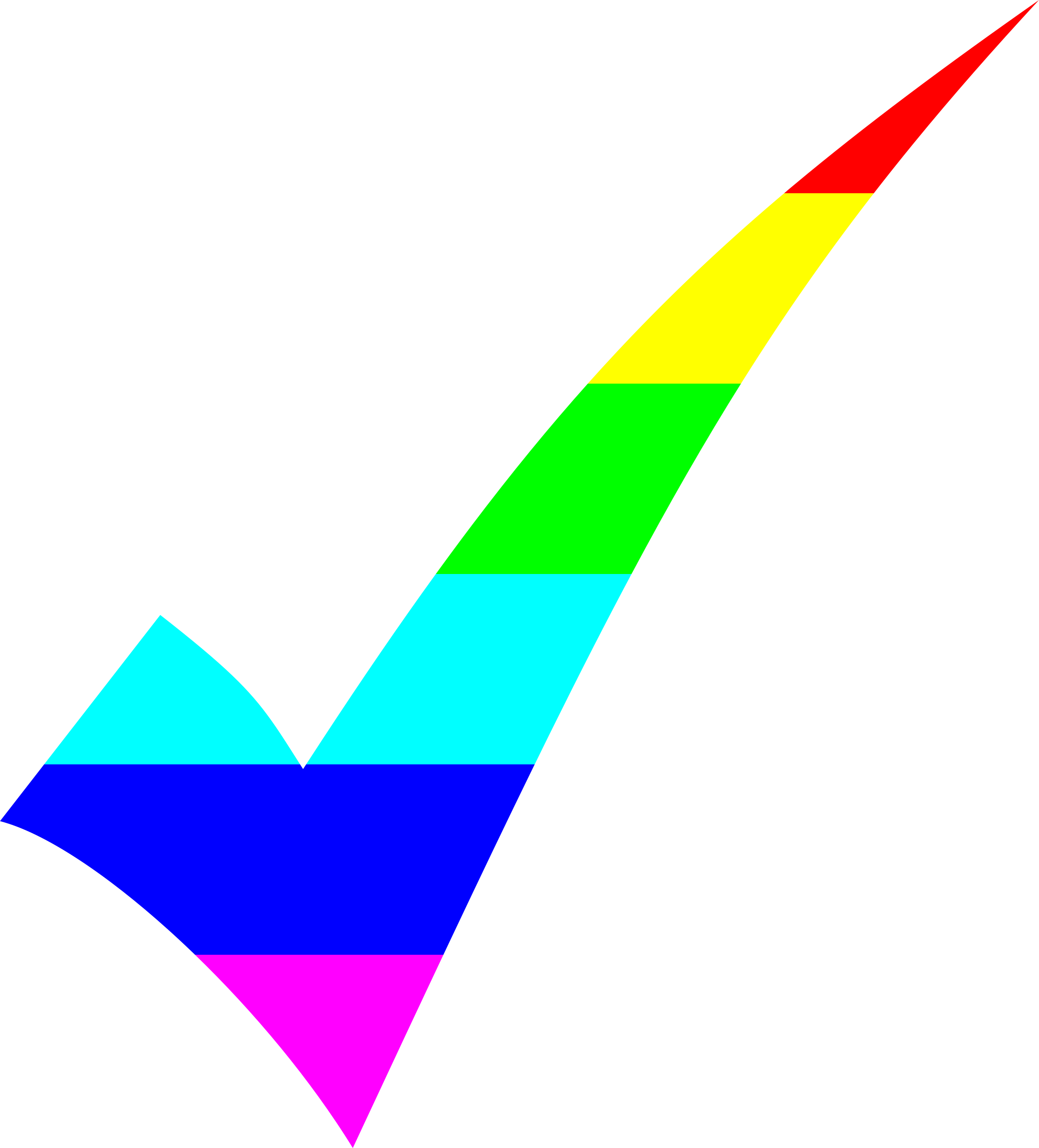 Big Image - Rainbow Checkmark (2173x2400)