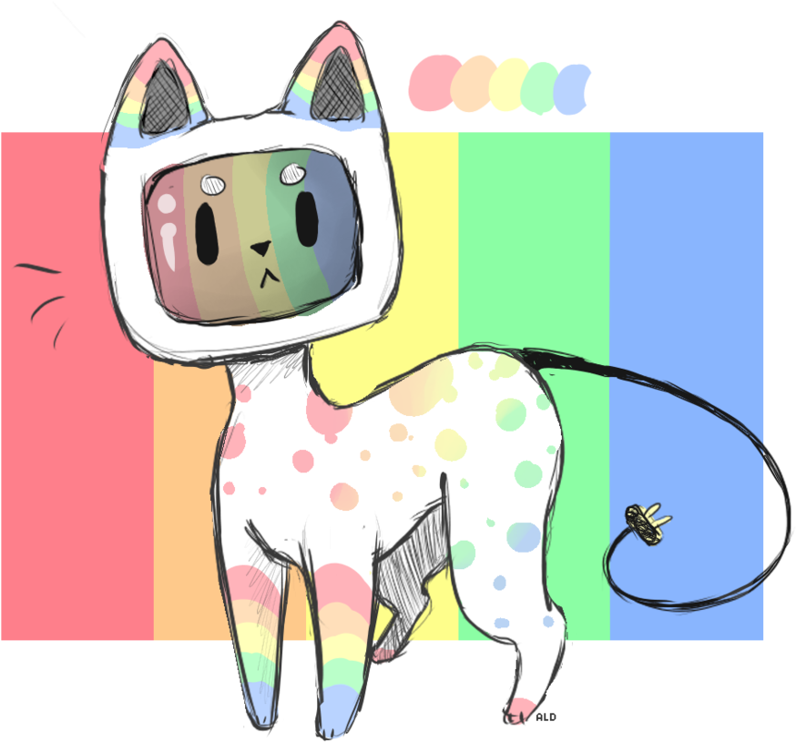 Tv Head Kitty - Television (939x850)