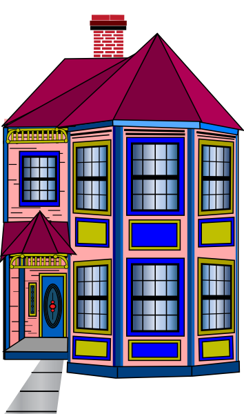 Cartoon Townhouse (354x600)