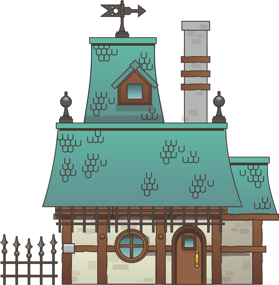 Free - House Cartoon Png Clipart (939x957)