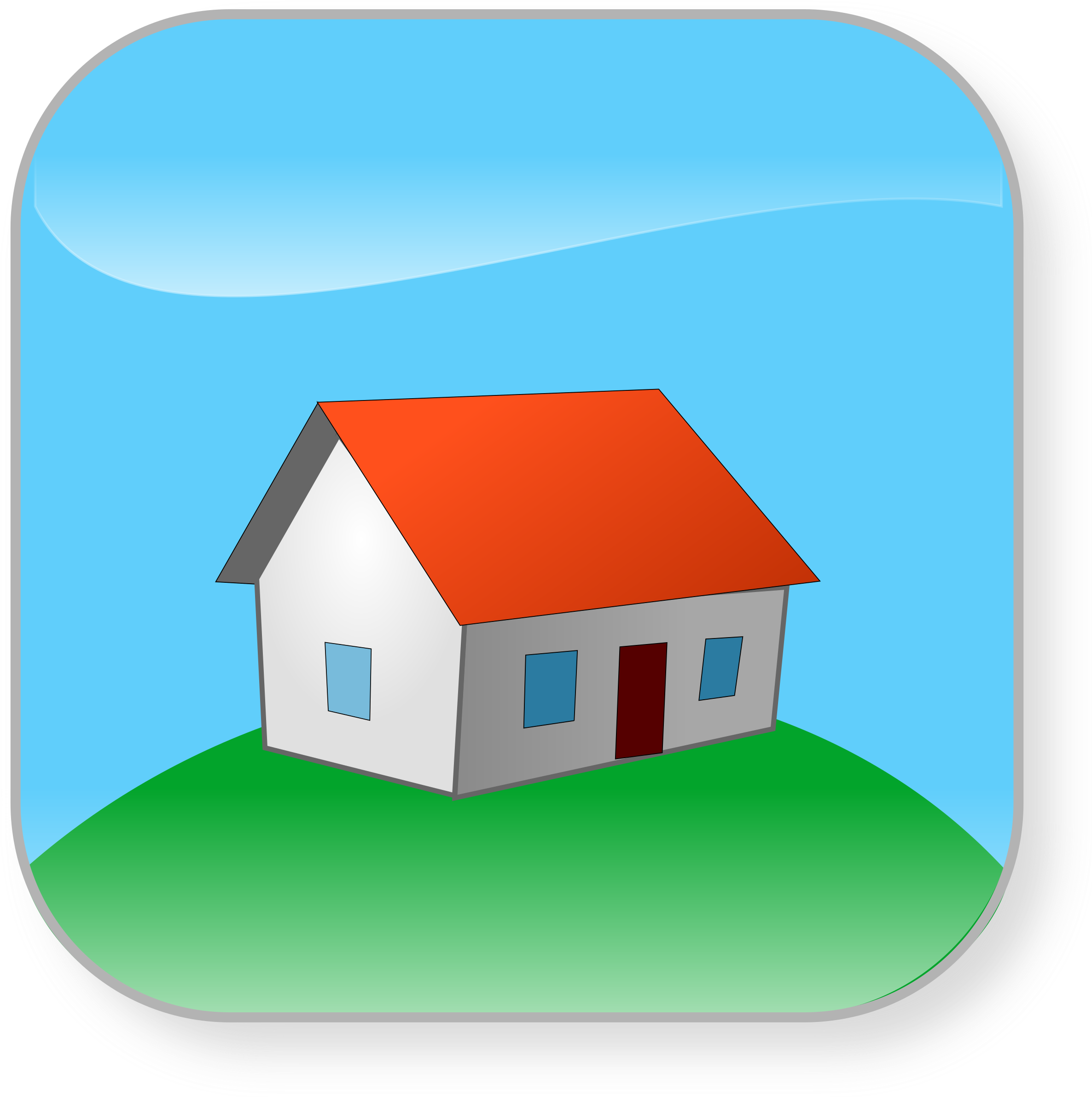 Home - House On Hill Png (2388x2400)