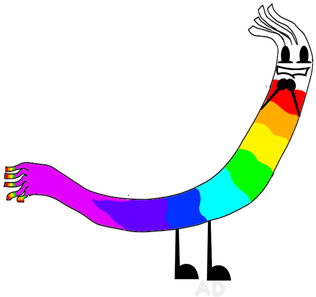 Scarf Clipart Rainbow - Scarf Bfdi (350x350)