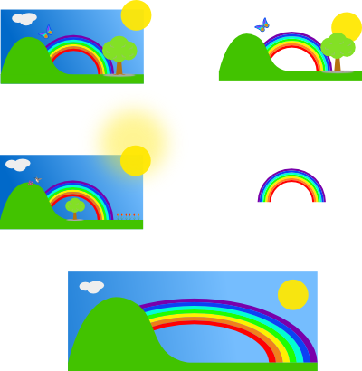 Rainbow Clip Art - Circle (400x410)