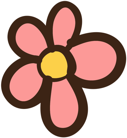 Simple Flower Hippie Doodle Transparent Png - Transparency (512x512)