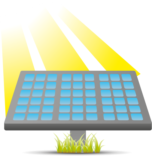 Solar Panel Clipart - Solar Energy Clip Art (555x588)