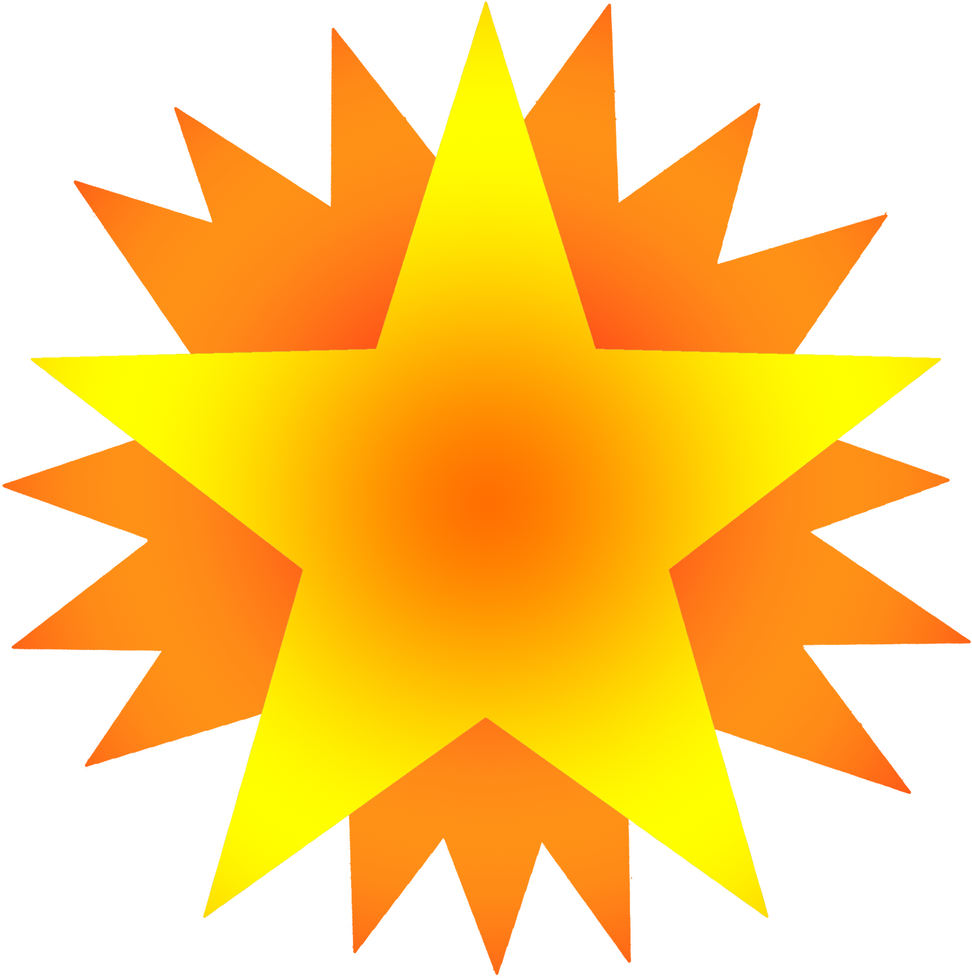 Star Clipart - Smiling Sun Transparent Background (1429x1476)