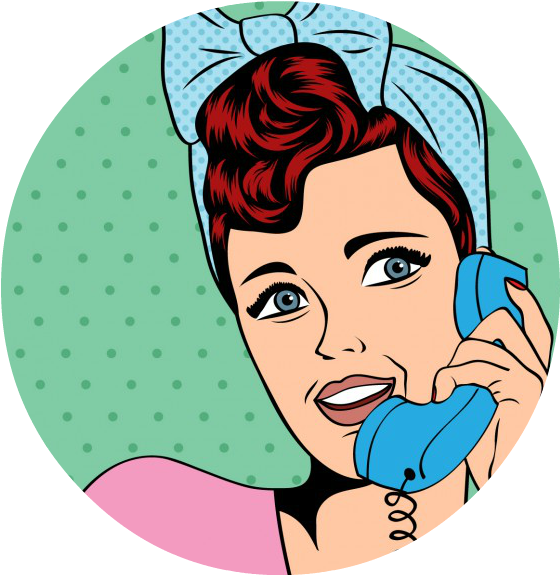 I'll Make You A Chicken - Mulher No Telefone (586x580)