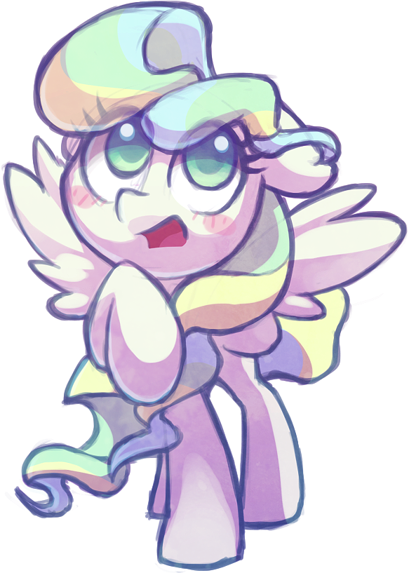 Vapor Trail Doodle By Celebi-yoshi - Opal Steven Universe Fan Art (714x846)