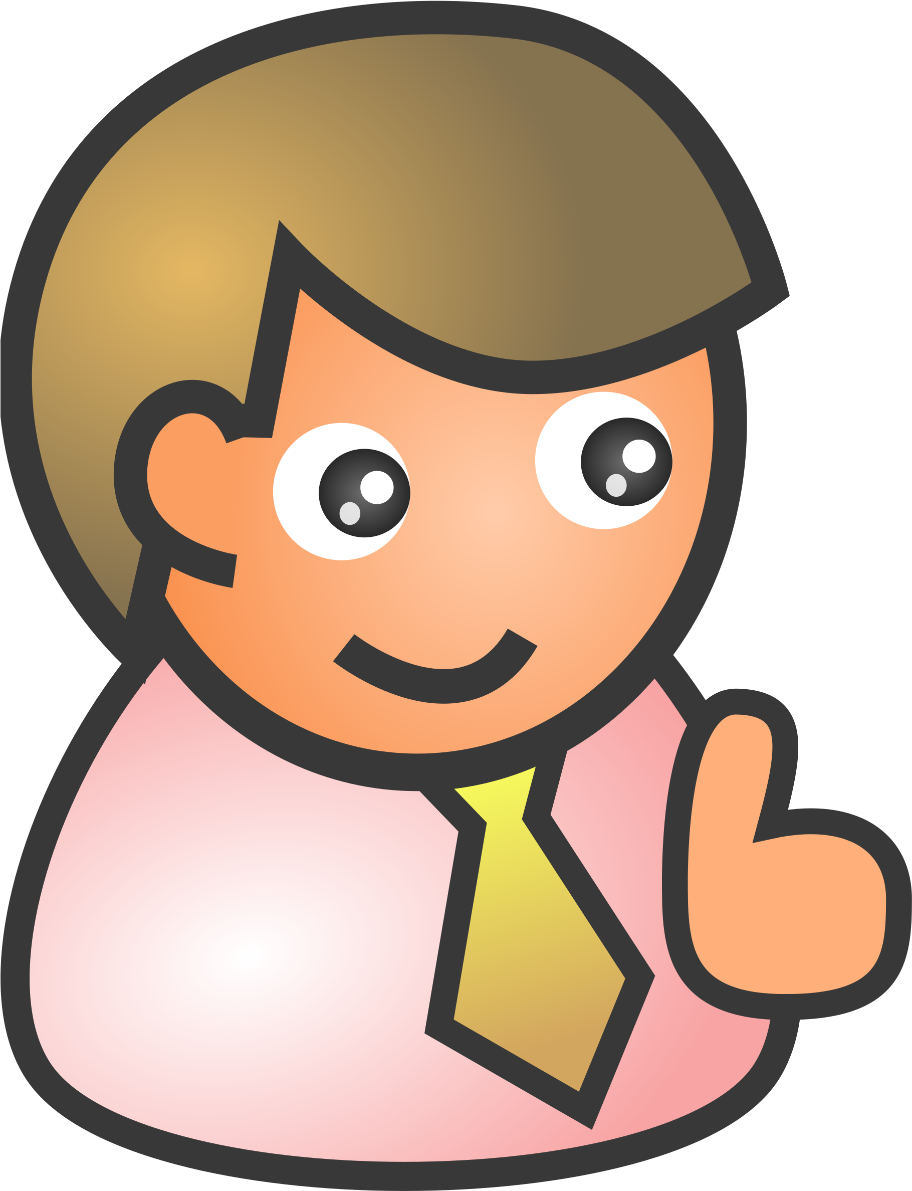 Happy People Clipart 15, Buy Clip Art - Smiling Person Clipart (1819x2400)