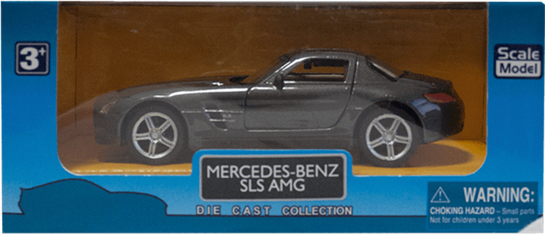 Çek Bırak Metal Arabalar Mercedes Sls Amg Gri̇ - Die Cast Kzl Top307 Mercedes Benz Slg Çek Bırak Araba (800x800)