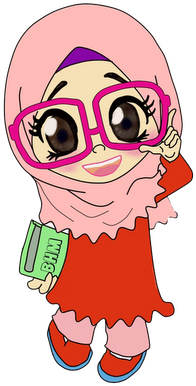 The Name Of This Doodle Is Bunga - Gambar Muslimah Anime Imut (300x400)