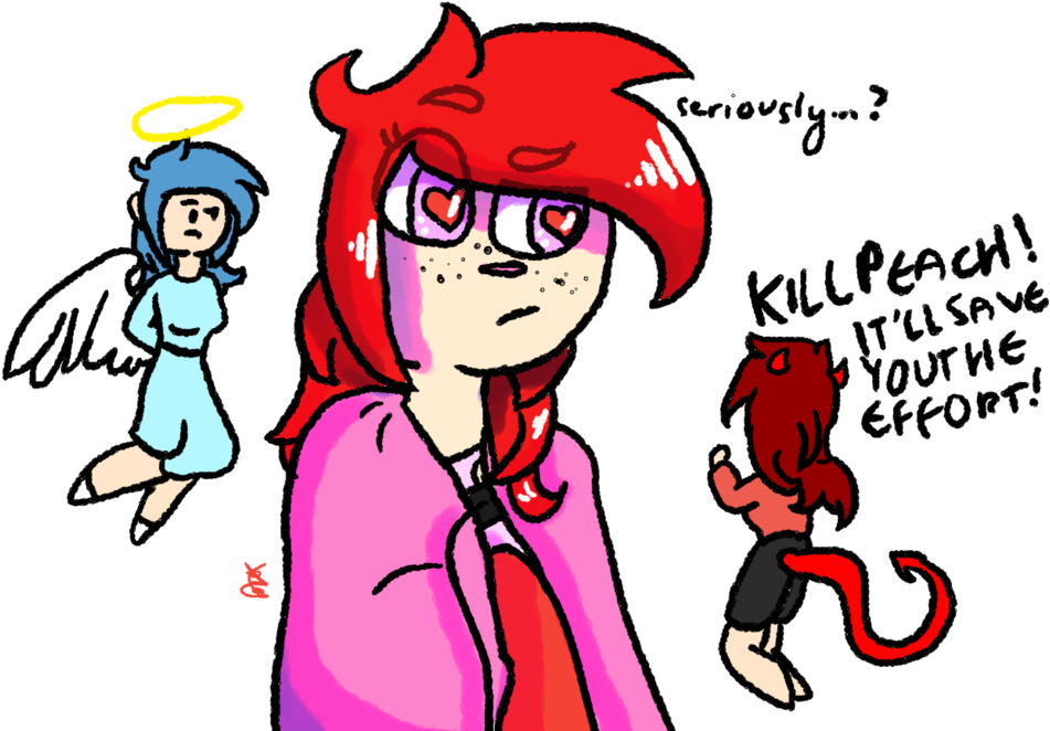 Red's Id Is Acting Weird By Doodlesanddingbats - Doodle (1024x696)