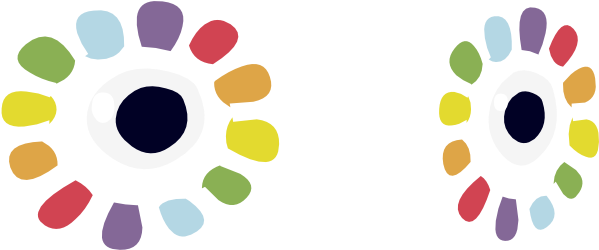 How To Set Use Avatar Vanity Eyes Rainbow Svg Vector - Vanity Eyes (600x258)