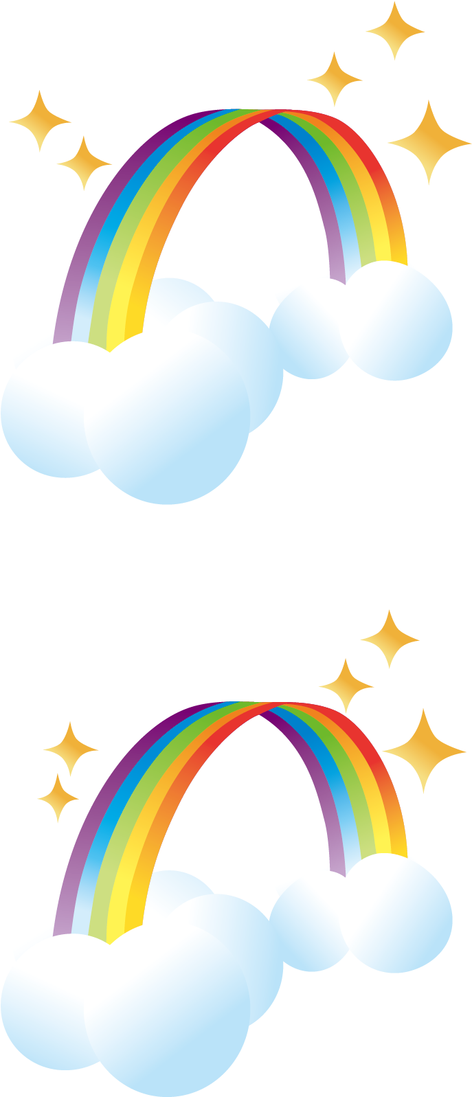 Cartoon Rainbow Clip Art - Cartoon Rainbow Clip Art (1667x1667)
