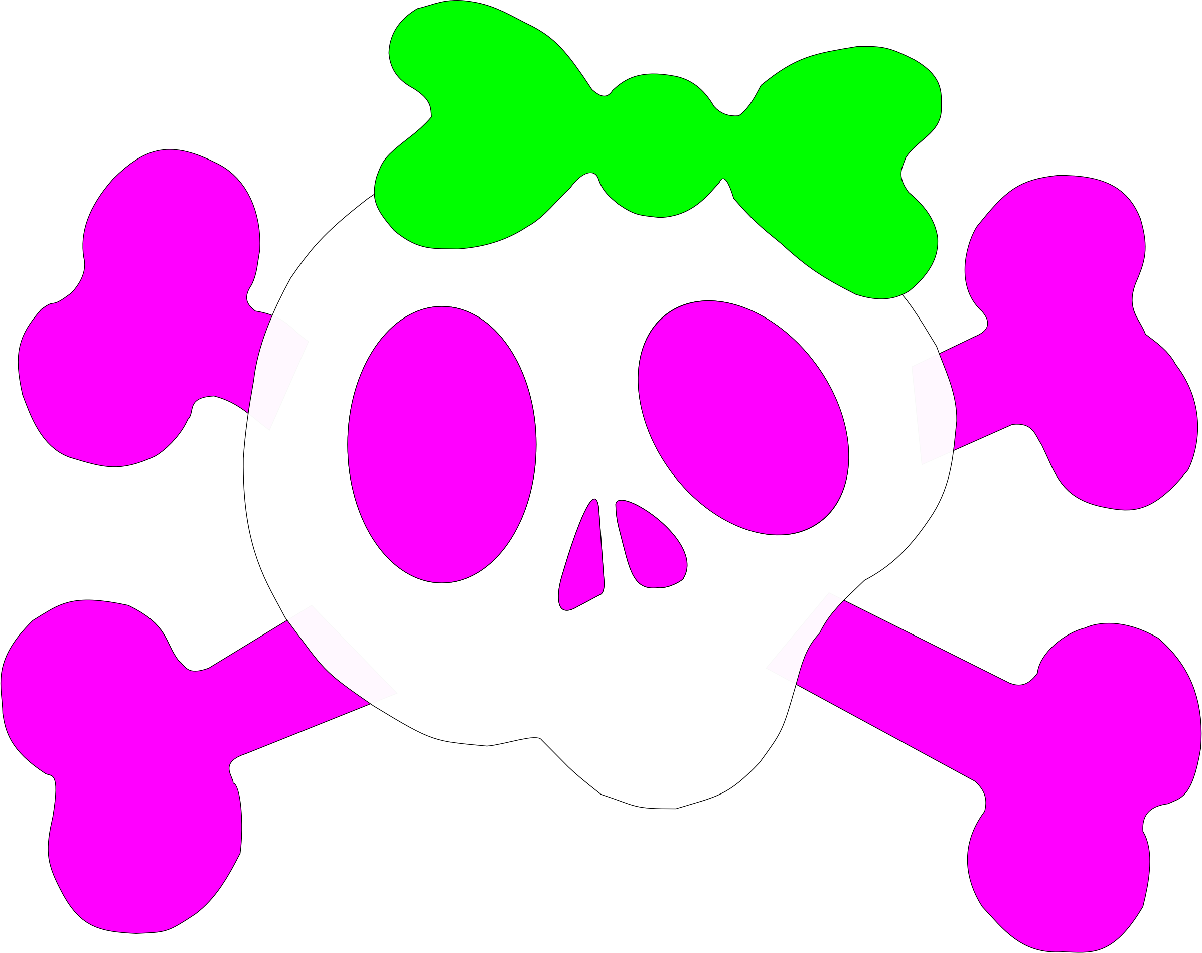 This Free Icons Png Design Of Girl Skull - Girl Skull Png Transparent (2396x1900)