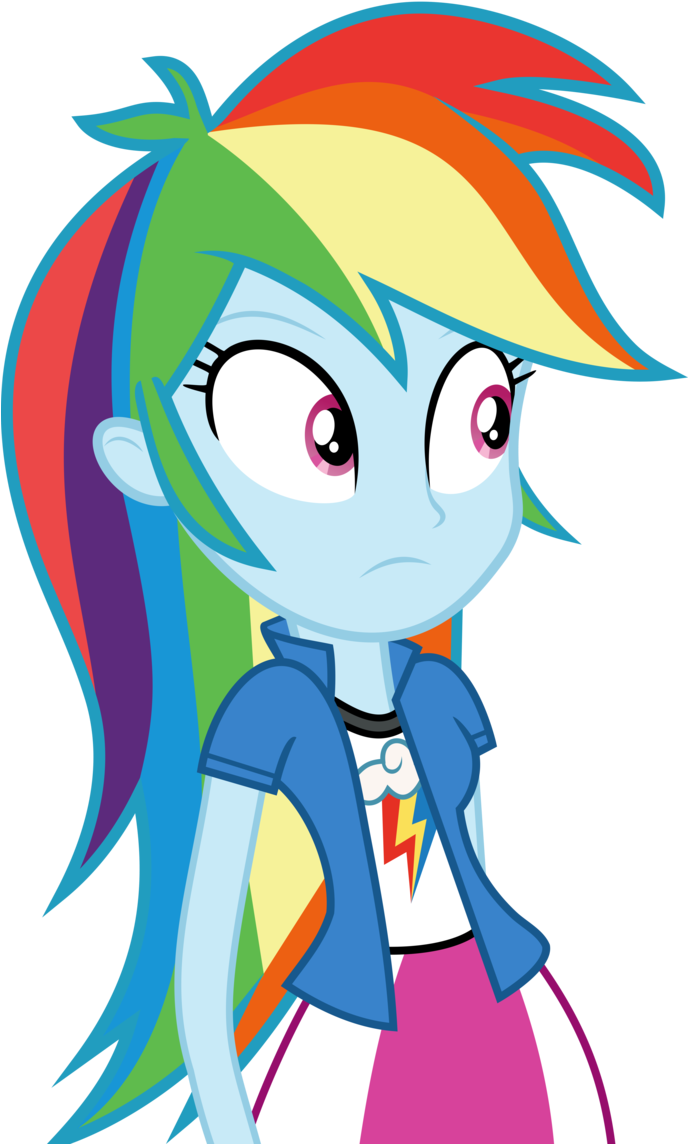 Mlp Eqg 3 Rainbow Dash - Mlp Equestria Girls Sonic (687x1162)