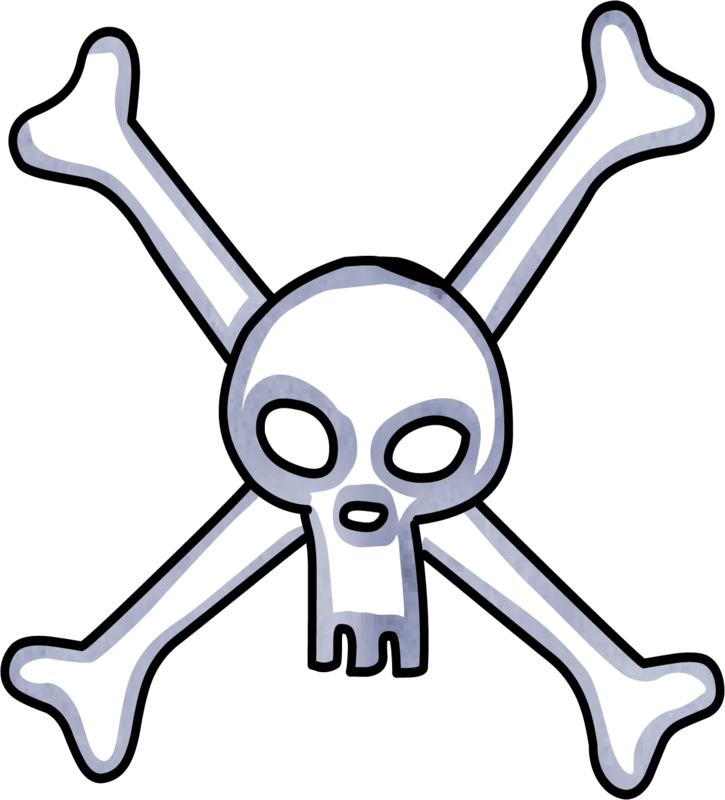9189858 Web Skull Crossbones - Skull And Crossbones (725x800)