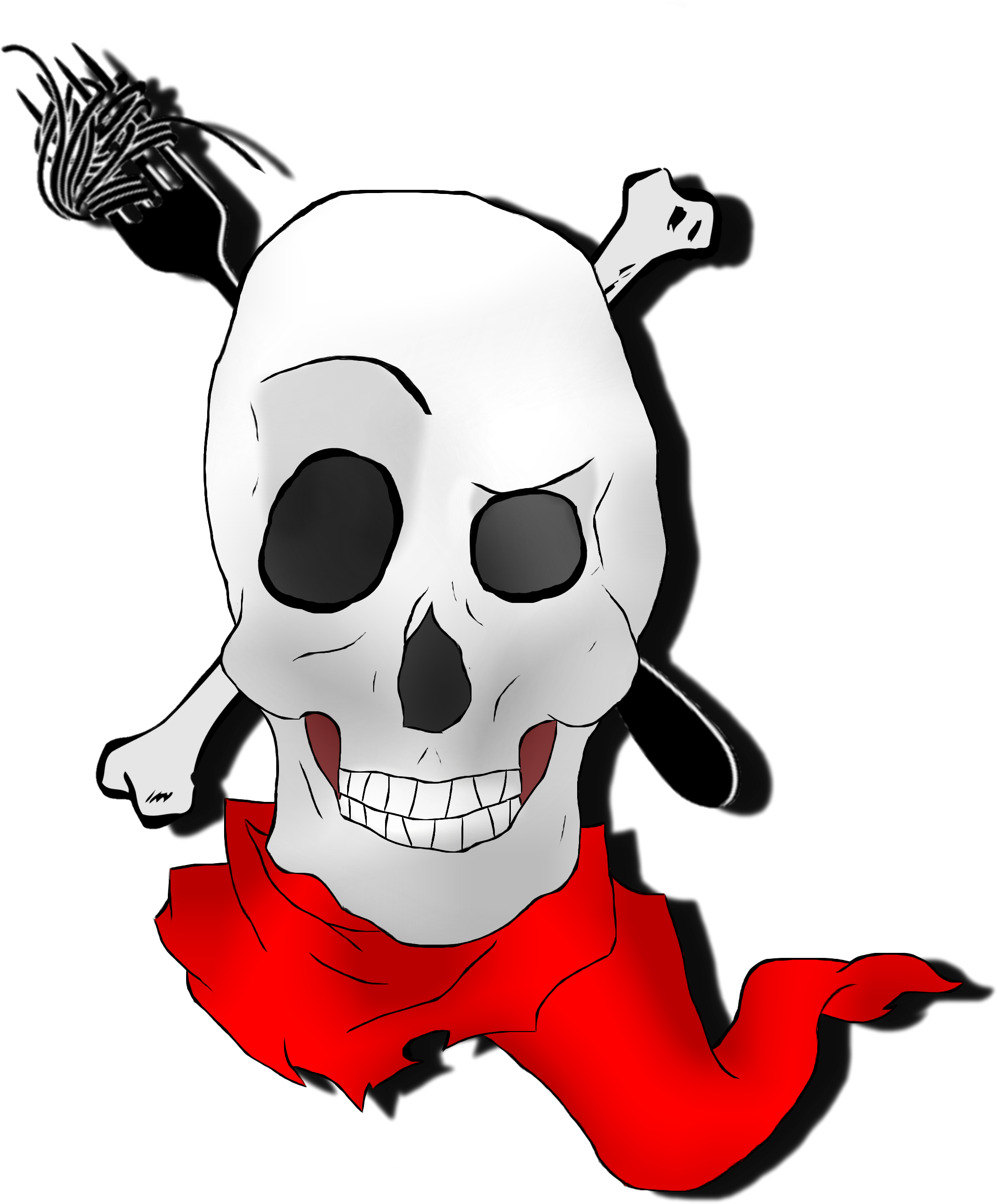 Ekarasz 79 20 Papyrus Skull 'n Crossbones By Ladyevel - Illustration (2900x2700)