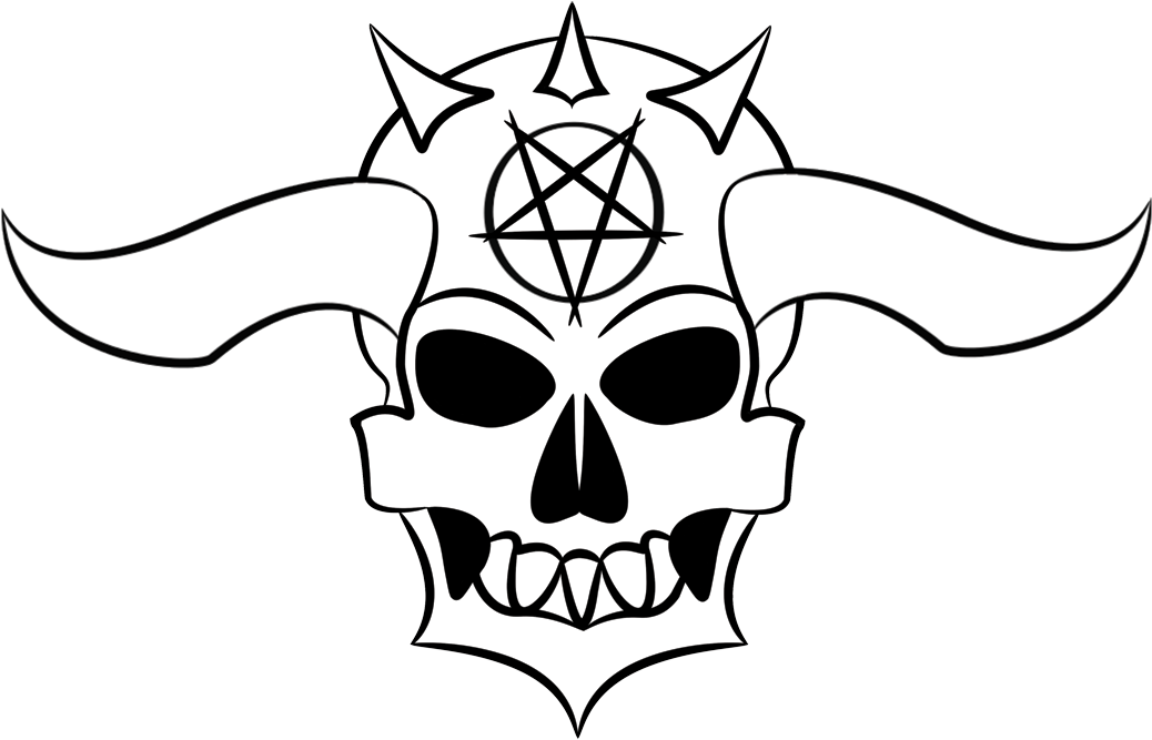 Vector Demon Skull By D4saken1 On Deviantart - Skull (1062x712)