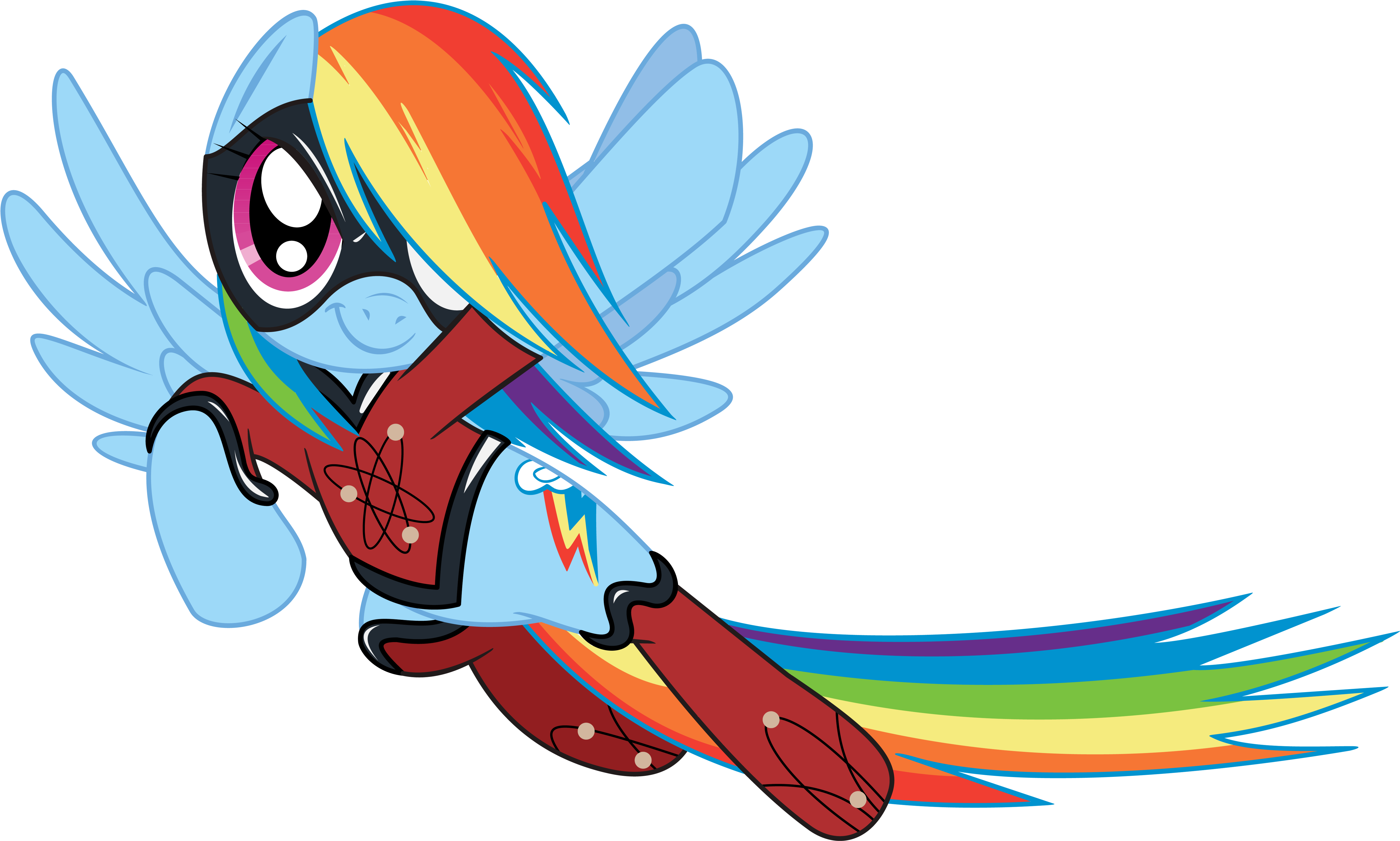 Marelynmanson, Atomic Rainboom, Flying, Rainbow Dash, - Marelynmanson, Atomic Rainboom, Flying, Rainbow Dash, (5721x3433)