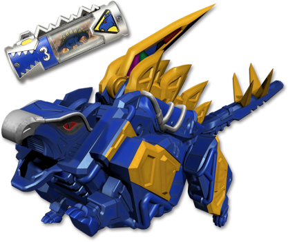 Stego Zord Battle Mode By Sentaifive On Deviantart - Power Rangers Dino Charge Zords (417x351)