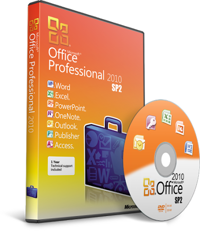 Todo En Uno Microsoft Office 2010 Sp1 Incorpora La - Microsoft Office 2010 Professional Plus (389x450)